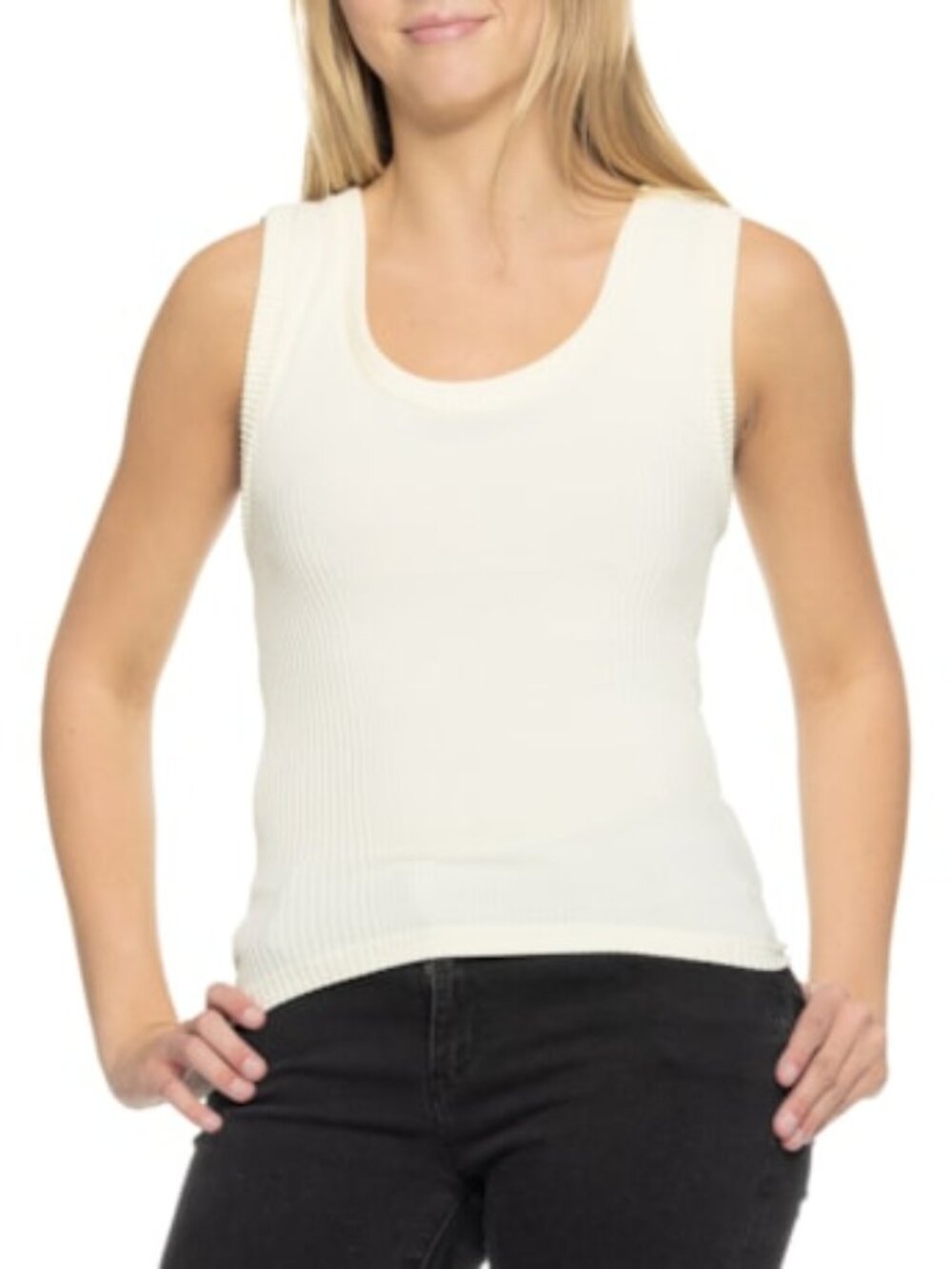 Free People Clean Slate Tank Top Size XL Neutral Color NWT